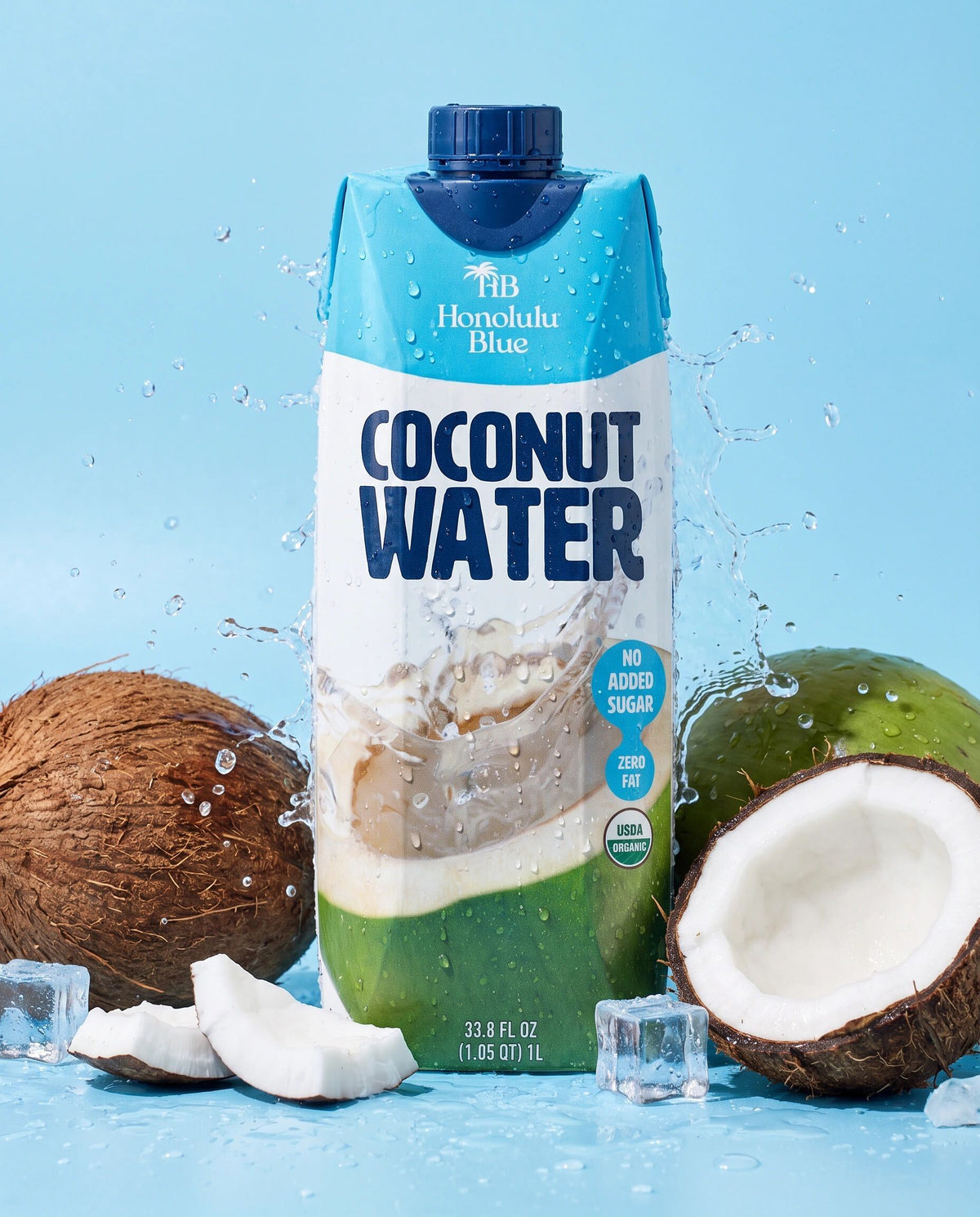 Coconut water, turned all the way up.
